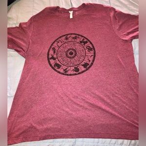 Canvas Womans astrology zodiac horoscope t-shirt size 3X